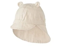 Sandfarvet solhat med ører fra Liewood LW17695 sandy 